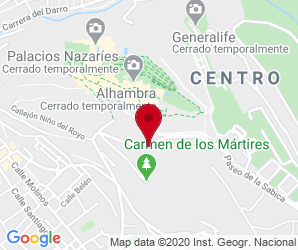 Localización de Centro Internacional De Granada