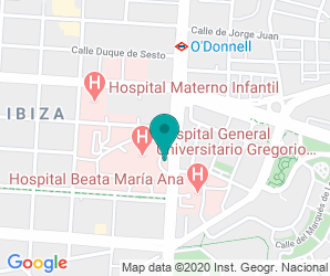 Localización de IES Escuela Técnico Profesional de la Salud de la Comunidad De Madrid