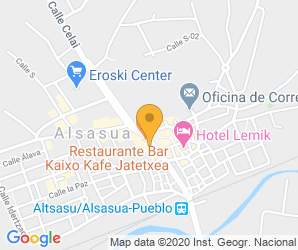 Localización de Centro Ik Altsasu Iñigo Aritza