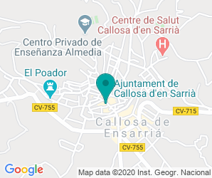 Localización de Colegio Bernat De Sarrià