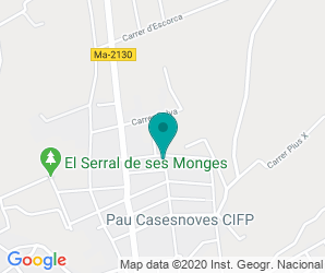 Localización de IES Pau Casesnoves