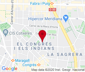 Localización de Centro La Salle Congrés