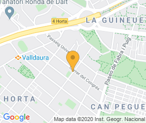 Localización de Centro La Salle Horta