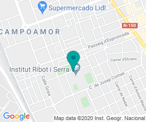 Localización de Instituto Ribot I Serra