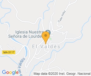 Localización de Centro El Valdés
