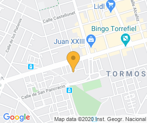 Localización de Centro Juan Comenius